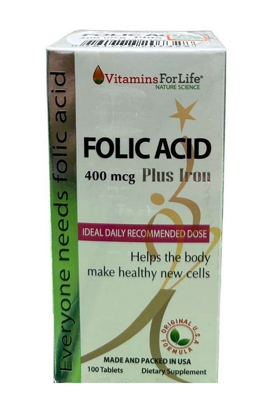 Folic Acid Plus Iron - Giải Pháp Tự Nhiên và An Toàn Cho Mẹ Bầu