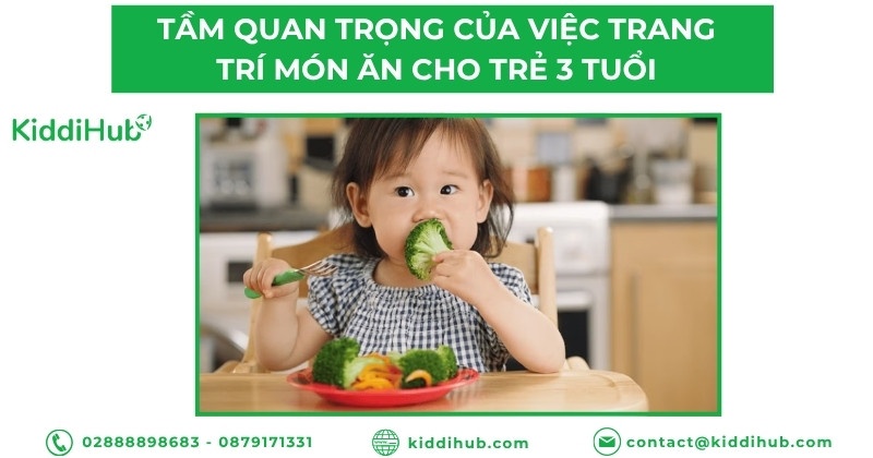 Tầm quan trọng của việc trang trí món ăn cho trẻ 3 tuổi