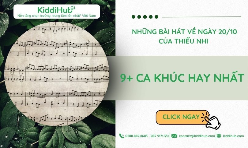 Những bài hát về ngày 20/10 của thiếu nhi - 9+ ca khúc hay nhất