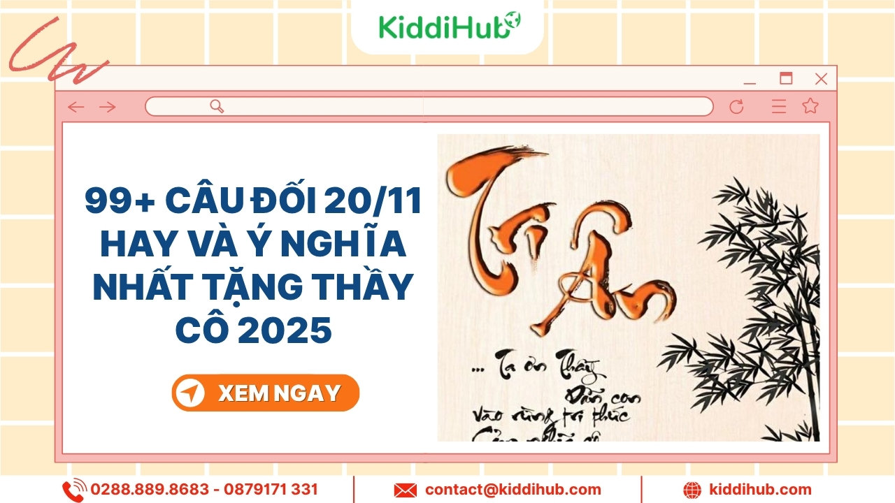 99+ câu đối 20/11 hay và ý nghĩa nhất tặng thầy cô 2025