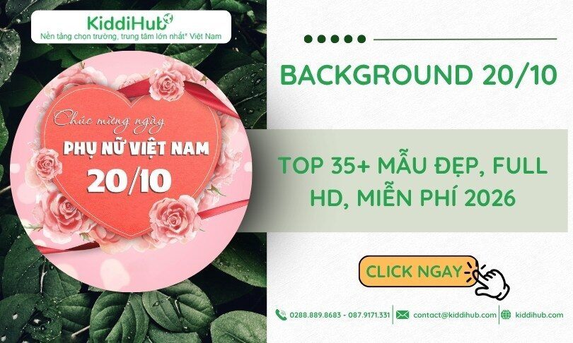Background 20/10: Top 35+ mẫu Đẹp, Full HD, Miễn Phí 2026