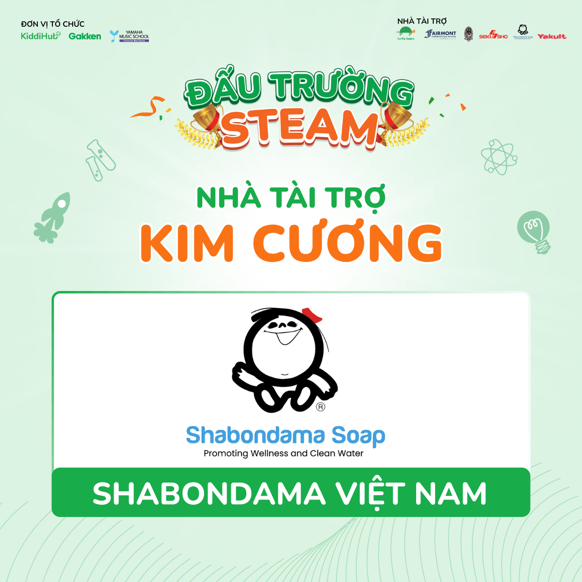 SHABONDAMA CHÃNH THá»¨C TRá» THÃNH NHÃ TÃI TRá»¢ KIM CÆ¯Æ NG Cá»¦A Äáº¤U TRÆ¯á»NG STEAM 2026