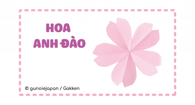 Táº¡o hÃ¬nh bÃ´ng hoa anh ÄÃ o xinh nhá» origami ÄÃ¢y