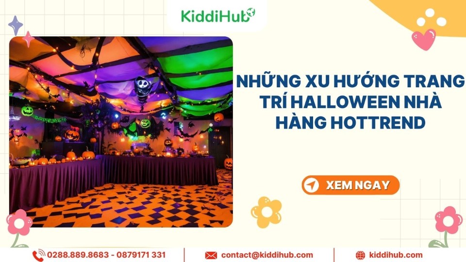 Những xu hướng trang trí halloween nhà hàng hottrend