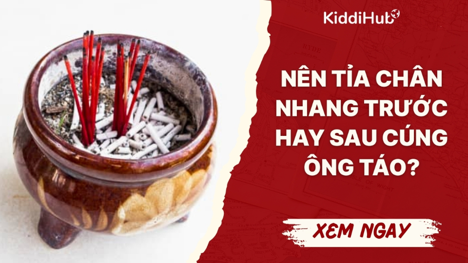 Nên tỉa chân nhang trước hay sau cúng ông Táo?