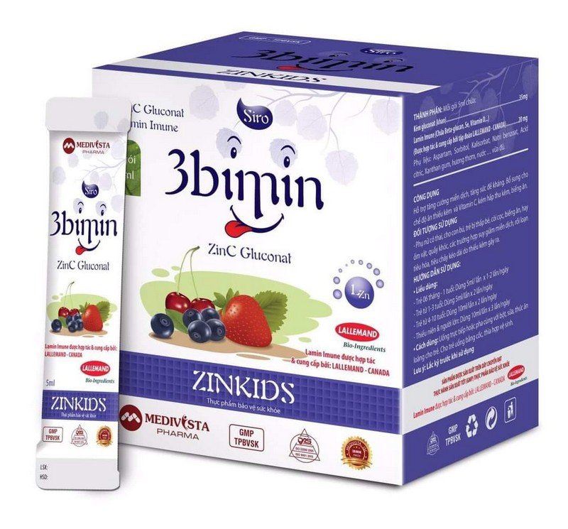 Siro 3bimin Zinkids: Giải pháp tăng cường sức khỏe cho trẻ em và phụ nữ mang thai