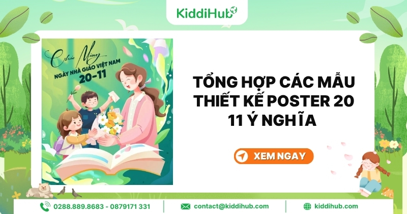 Tổng hợp các mẫu thiết kế poster 20/11 ý nghĩa