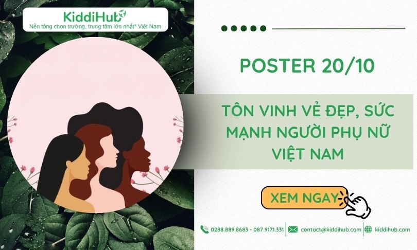 Poster 20/10 â TÃ´n vinh váº» Äáº¹p, sá»©c máº¡nh ngÆ°á»i phá»¥ ná»¯ Viá»t Nam
