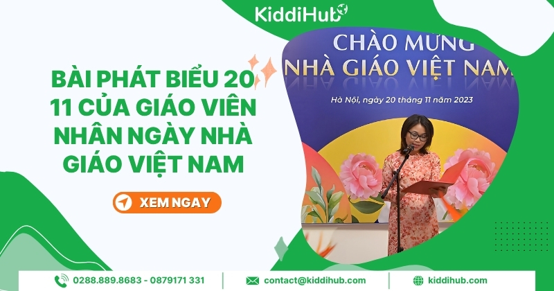 Bài phát biểu 20/11 của giáo viên nhân ngày nhà giáo Việt Nam