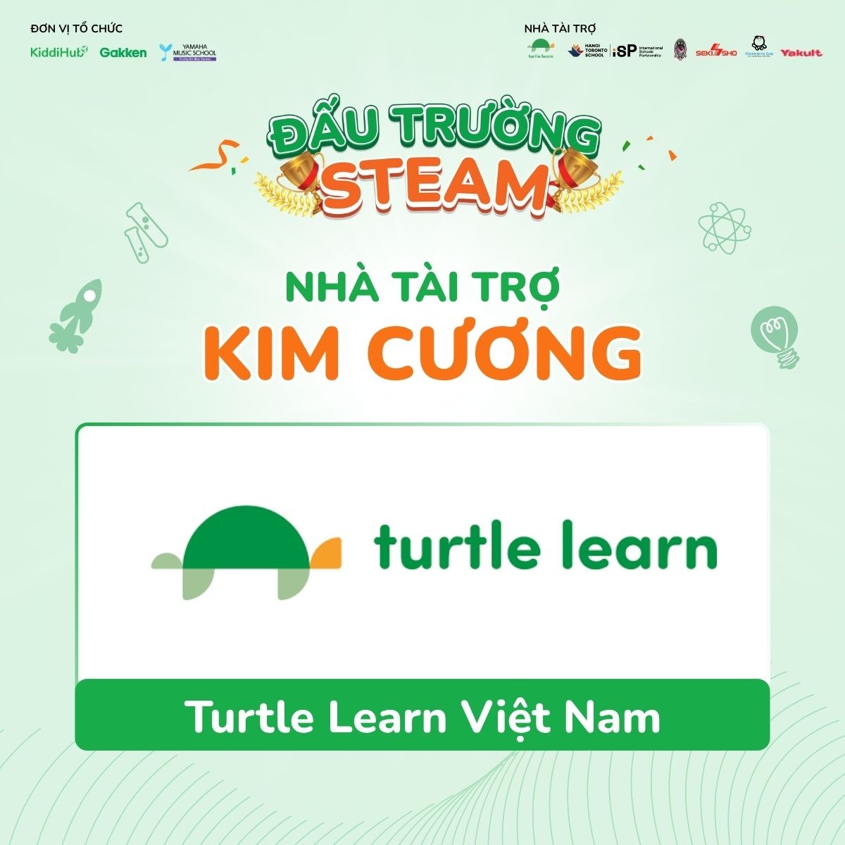 ÄẤU TRƯá»NG STEAM 2026: GIá»I THIá»U NHà TÃI TRỢ KIM CÆ¯Æ NG â TURTLE LEARN