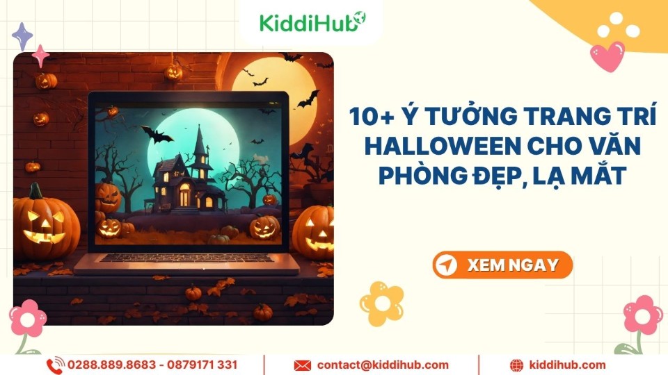 10+ ý tưởng trang trí halloween cho văn phòng đẹp, lạ mắt