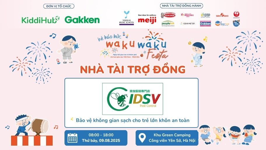 ID Service Viá»t Nam â Nhà tà i trợ Äá»ng hà nh cùng Hè Háo Hức Wakuwaku Festa 2025
