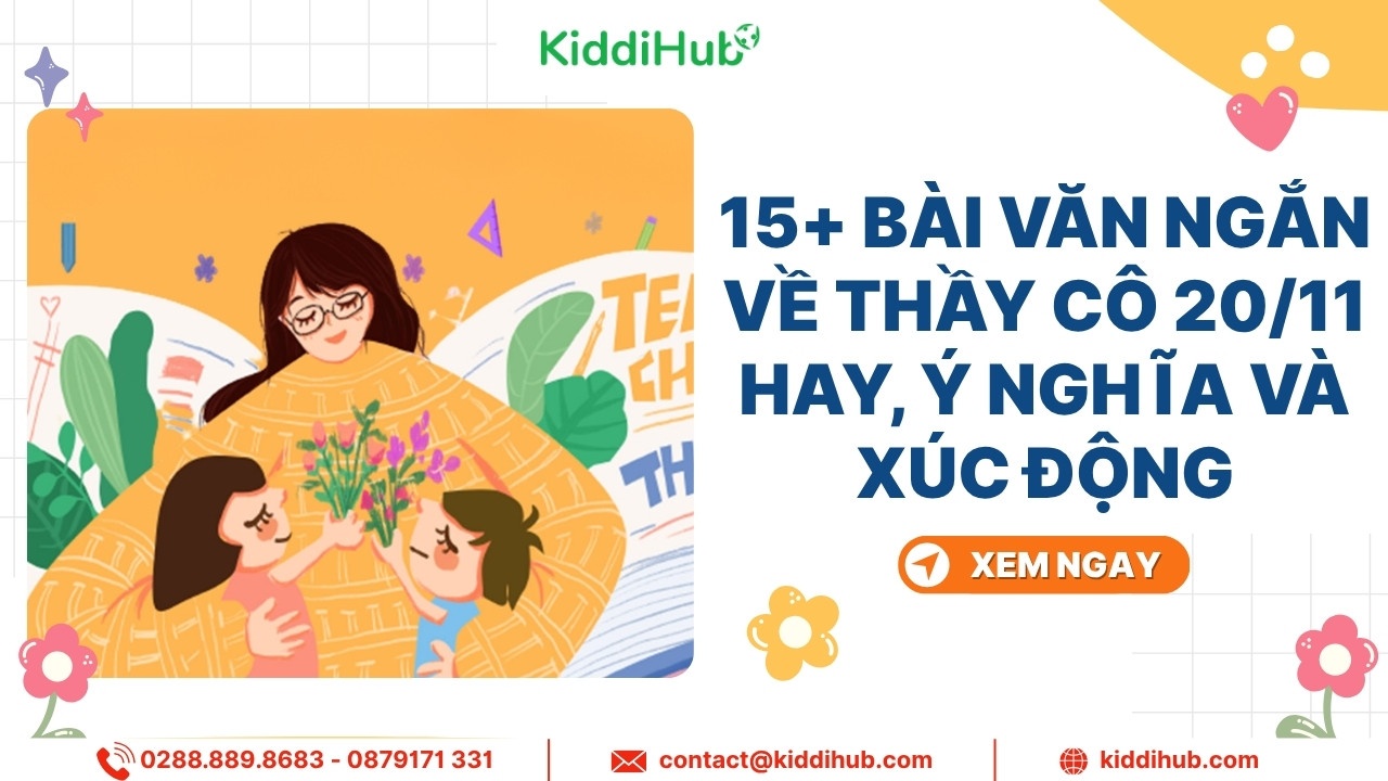 15+ bài văn ngắn về thầy cô 20/11 hay, ý nghĩa và xúc động