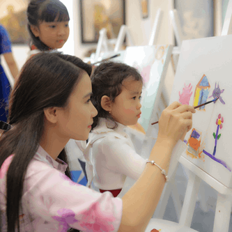 Trung tâm dạy vẽ trẻ em Megan Art - CS3 Văn Quán