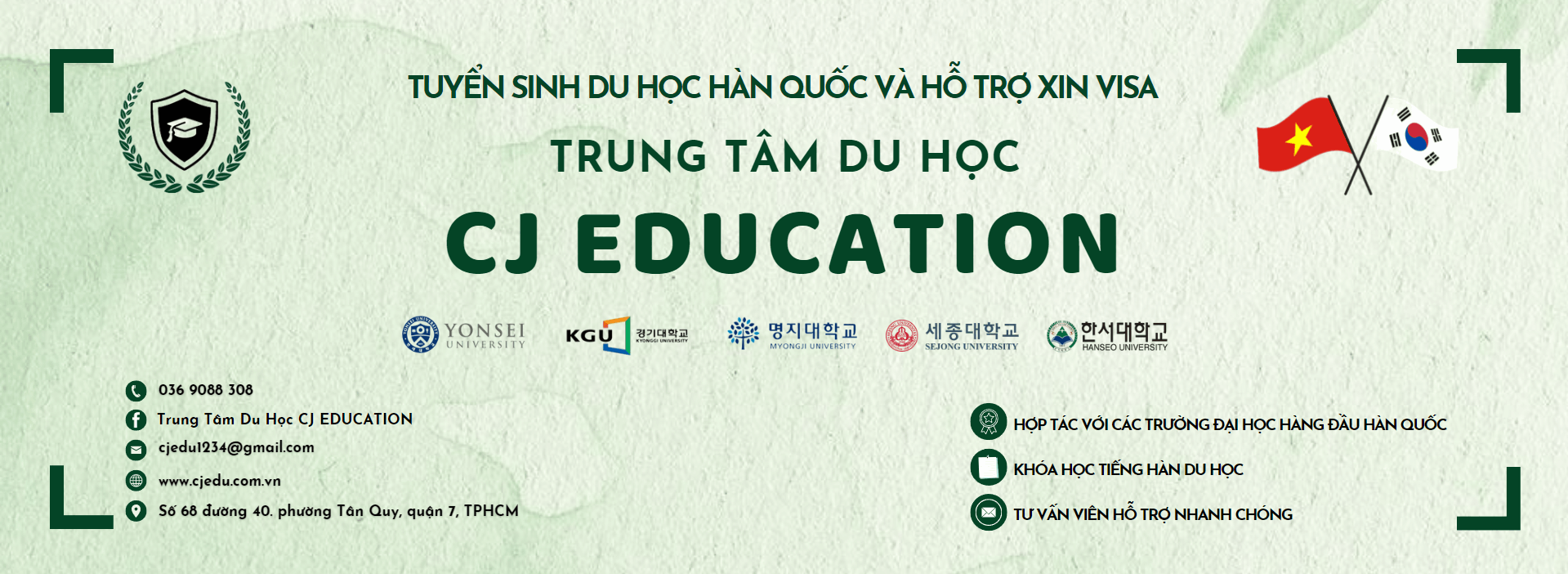 Trung tâm Du học CJ EDUCATION - Quận 7