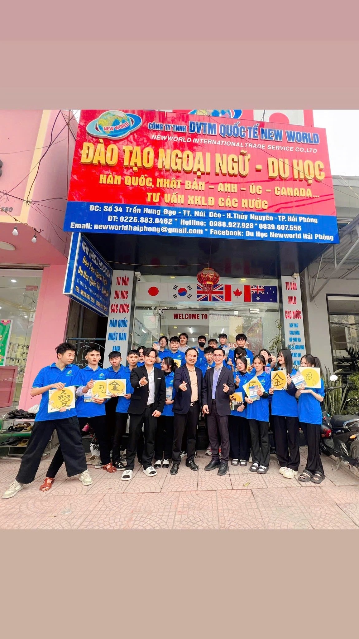 Trung tâm Du học Quốc tế New World - Thủy Nguyên