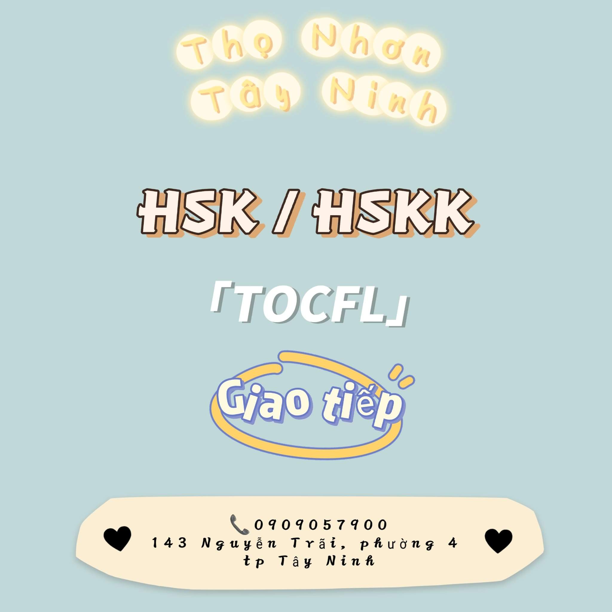 Trung tâm Ngoại Ngữ Thọ Nhơn - Tây Ninh