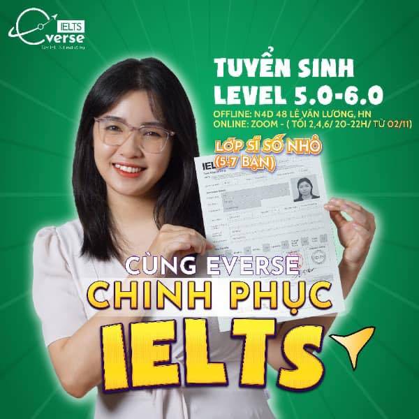 Trung tâm Tiếng Anh Everse IELTS - Nhân Chính