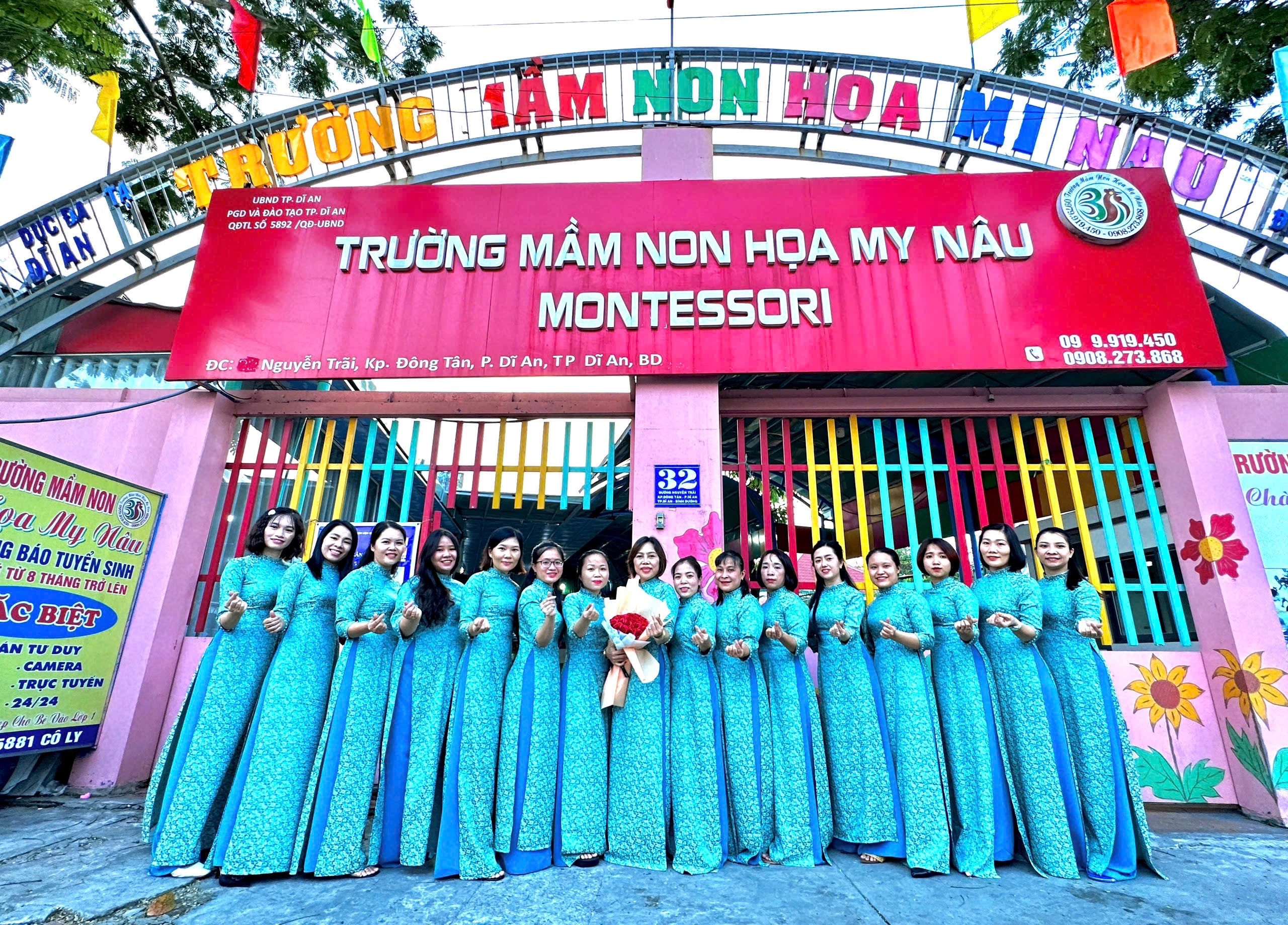 Trường Mầm Non Hoạ Mi Nâu - Đông Tân - Bình Dương