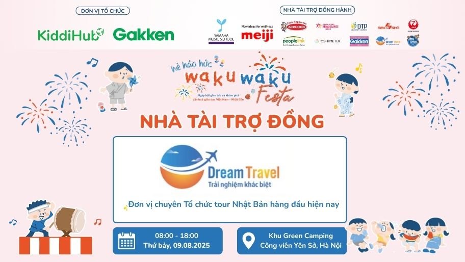 Dream Travel â KhÆ¡i nguá»n hà nh trình khám phá Nháºt Bản cho trẻ nhá» và cả gia Äình