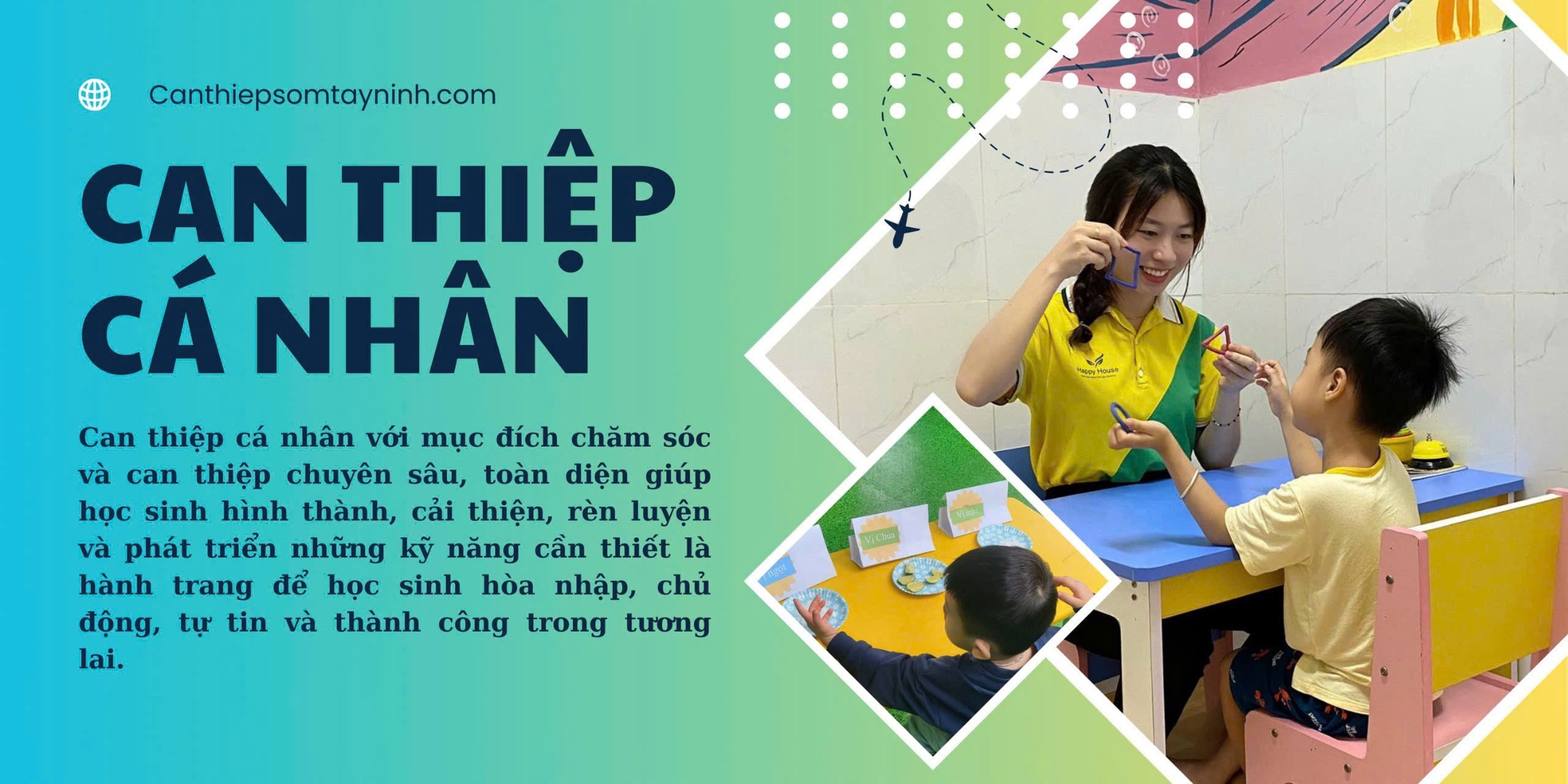 Can Thiệp Sớm Dạy Trẻ Chậm Nói Tân An - Long An - Tây Ninh