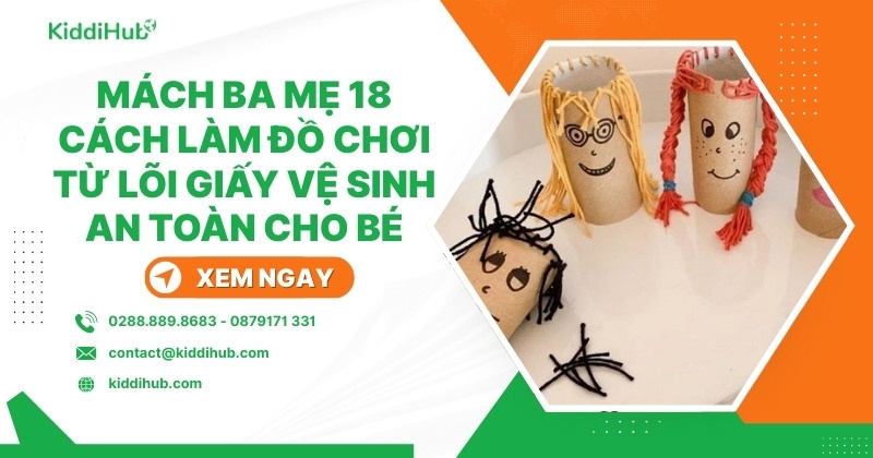 18 cÃ¡ch lÃ m Äá» chÆ¡i tá»« lÃµi giáº¥y vá» sinh siÃªu ÄÆ¡n giáº£n