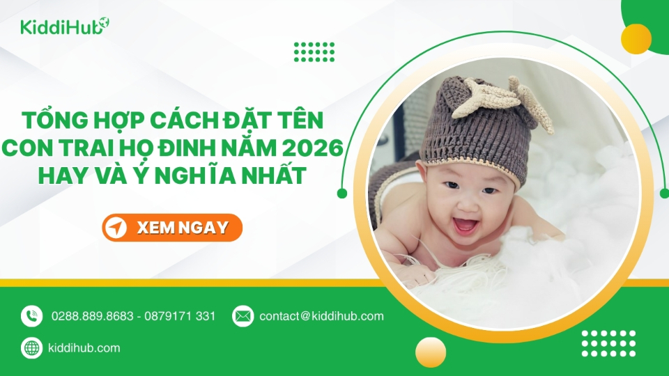 Tá»ng há»£p cÃ¡ch Äáº·t tÃªn con trai há» Äinh nÄm 2026 hay vÃ  Ã½ nghÄ©a nháº¥t