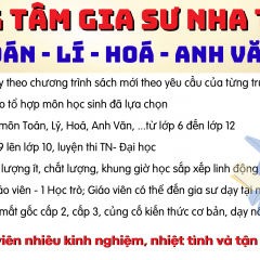 Trung tâm Gia Sư dạy kèm - Nha Trang
