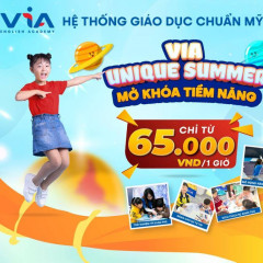 HỆ THỐNG ANH NGỮ CHUẨN MỸ VIA - VIA ENGLISH ACADEMY - TÂN PHÚ