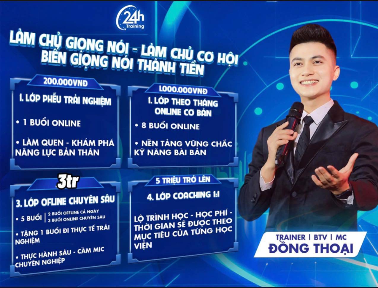 Học viện Đào tạo MC 24h - Cầu Giấy