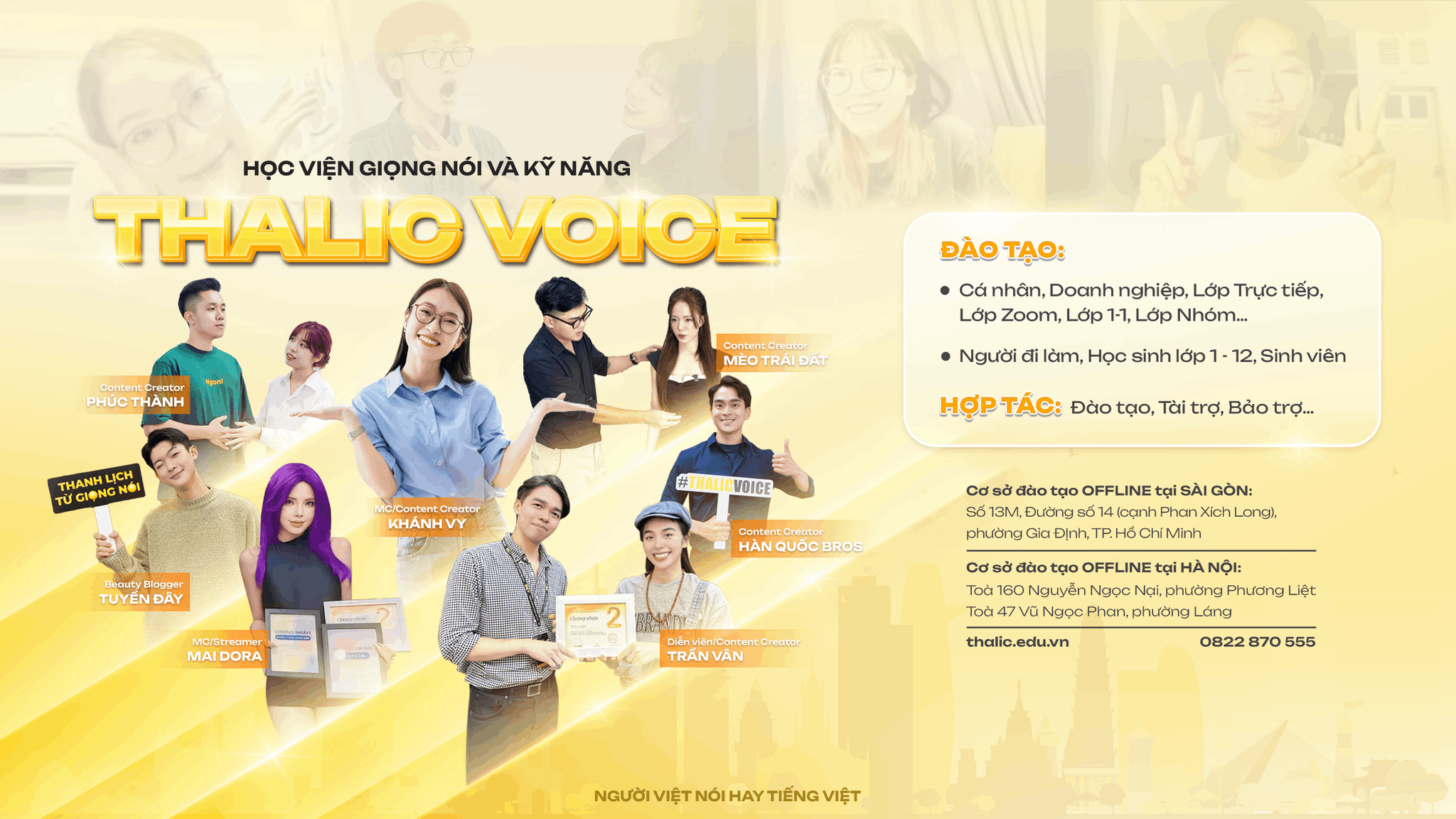 Học viện Giọng nói và Kỹ năng THALIC VOICE - Cơ sở 2