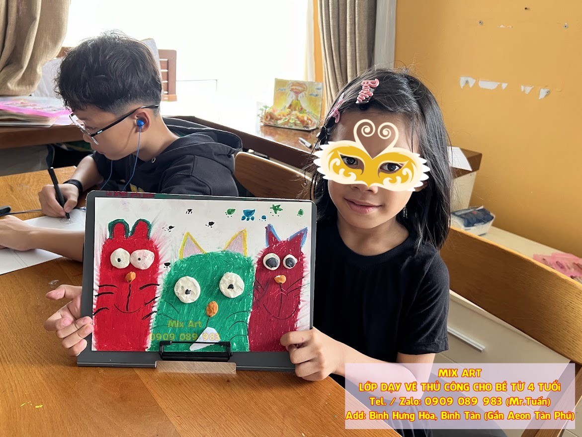 Lớp dạy học vẽ Mixart & Workshop Thủ công - Bình Hưng Hoà