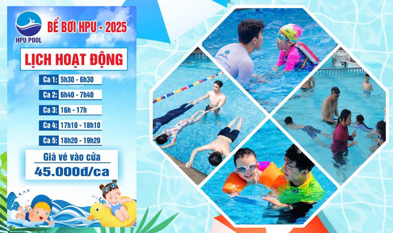 Lớp dạy bơi HPU - Lê Chân