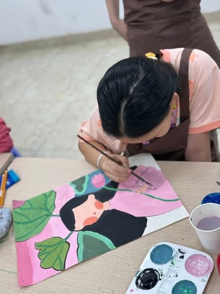 Lớp Dạy vẽ cho trẻ G-art studio - Lê Đại Hành
