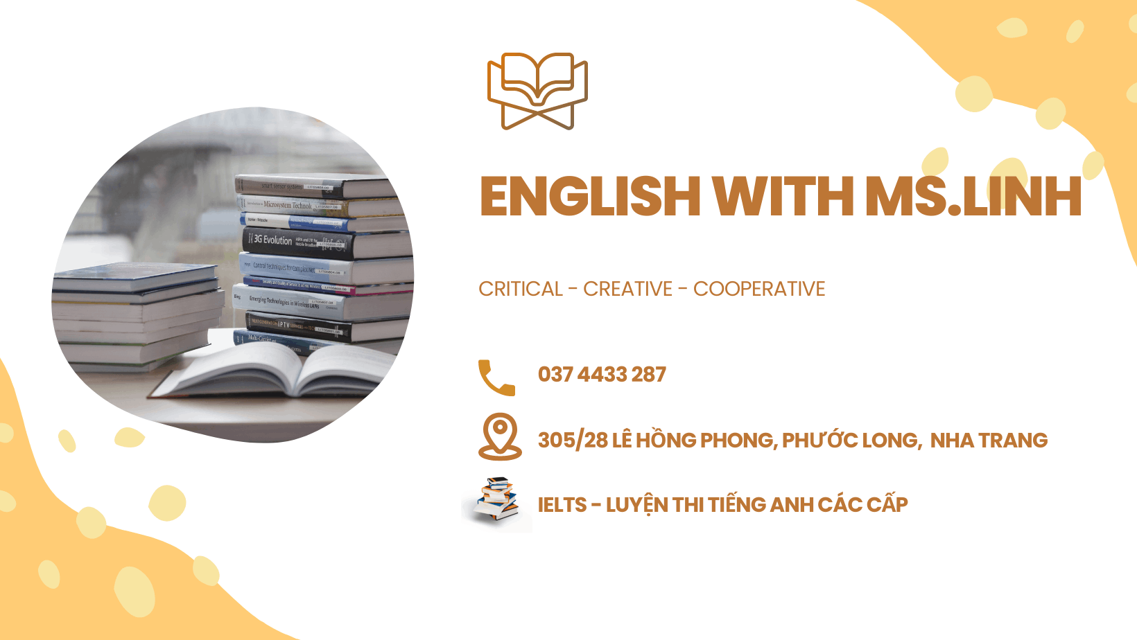 Lớp English with Ms. Linh - IELTS and more - Nha Trang