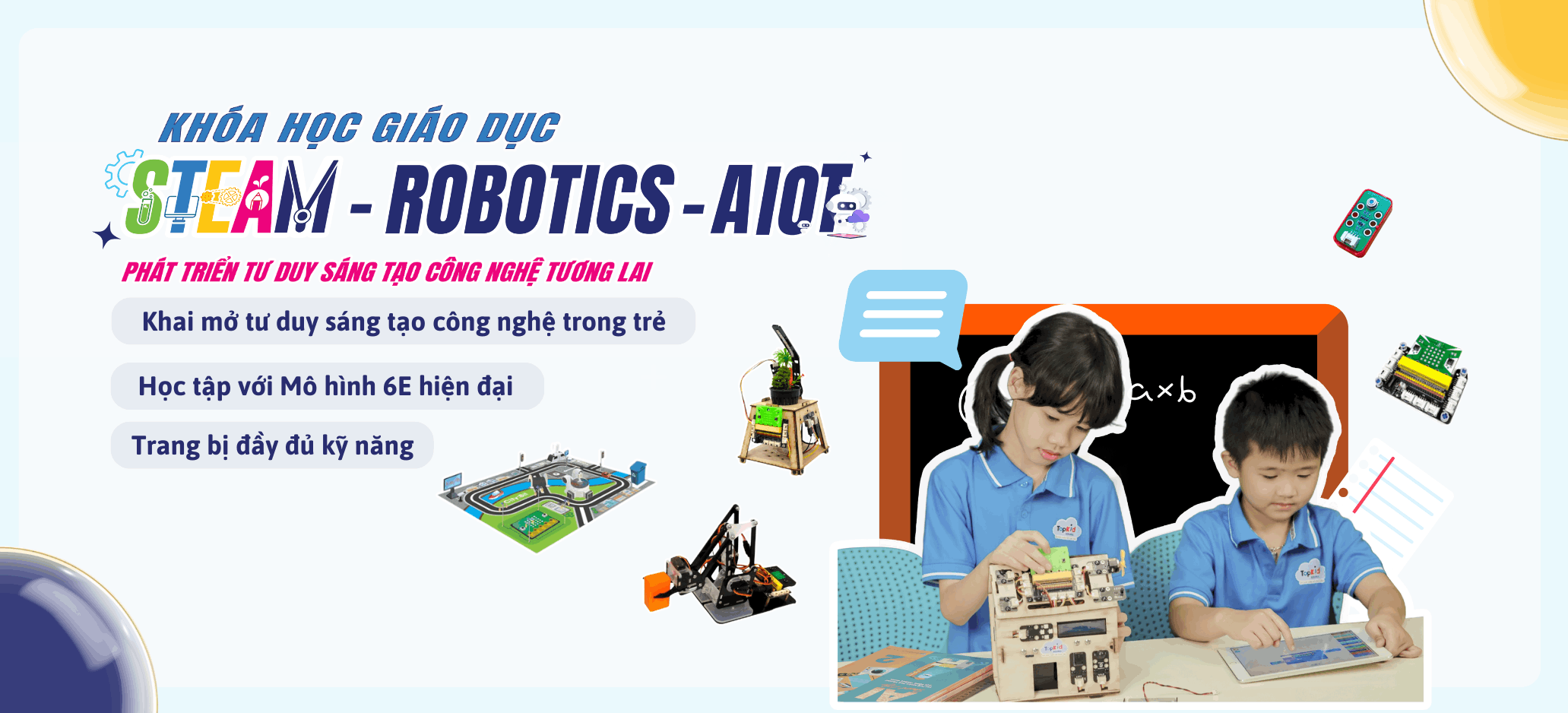 Lớp Học Lập Trình Cho Trẻ - TopKid STEAM Robotics - Tân Bình