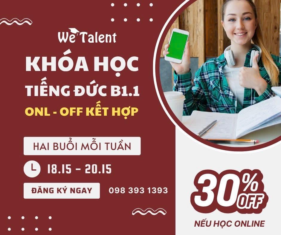 Lớp Học tiếng Đức cùng We Talent - Long Biên