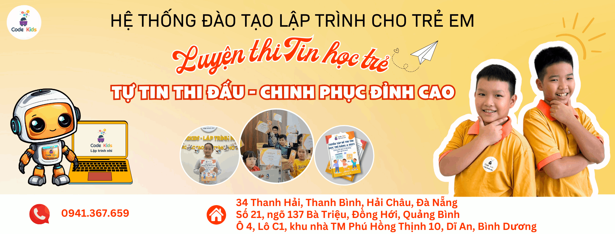 Lớp Lập trình nhí  CodeKids - Hải Châu