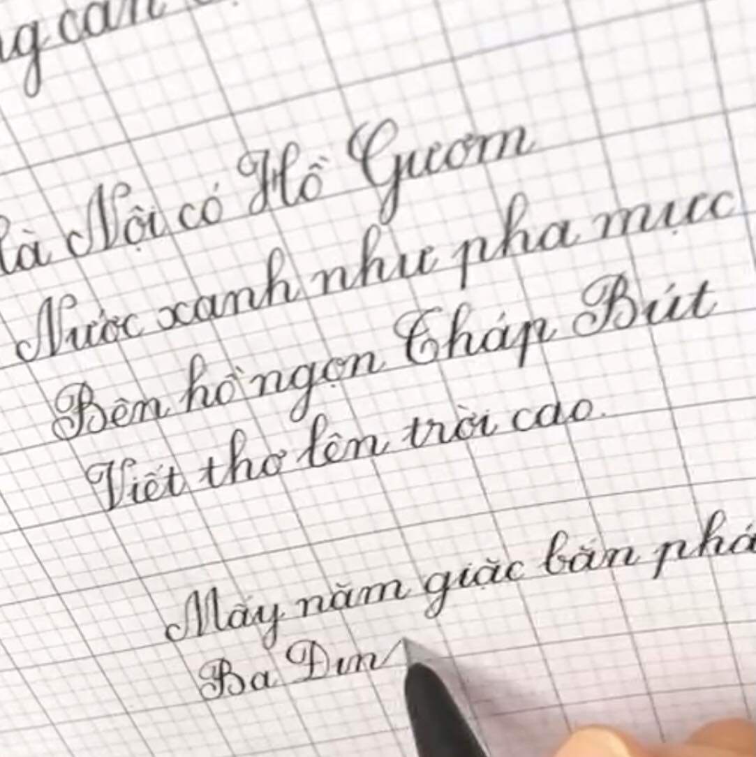 Lớp Luyện chữ đẹp cô Thu - Sơn Tây