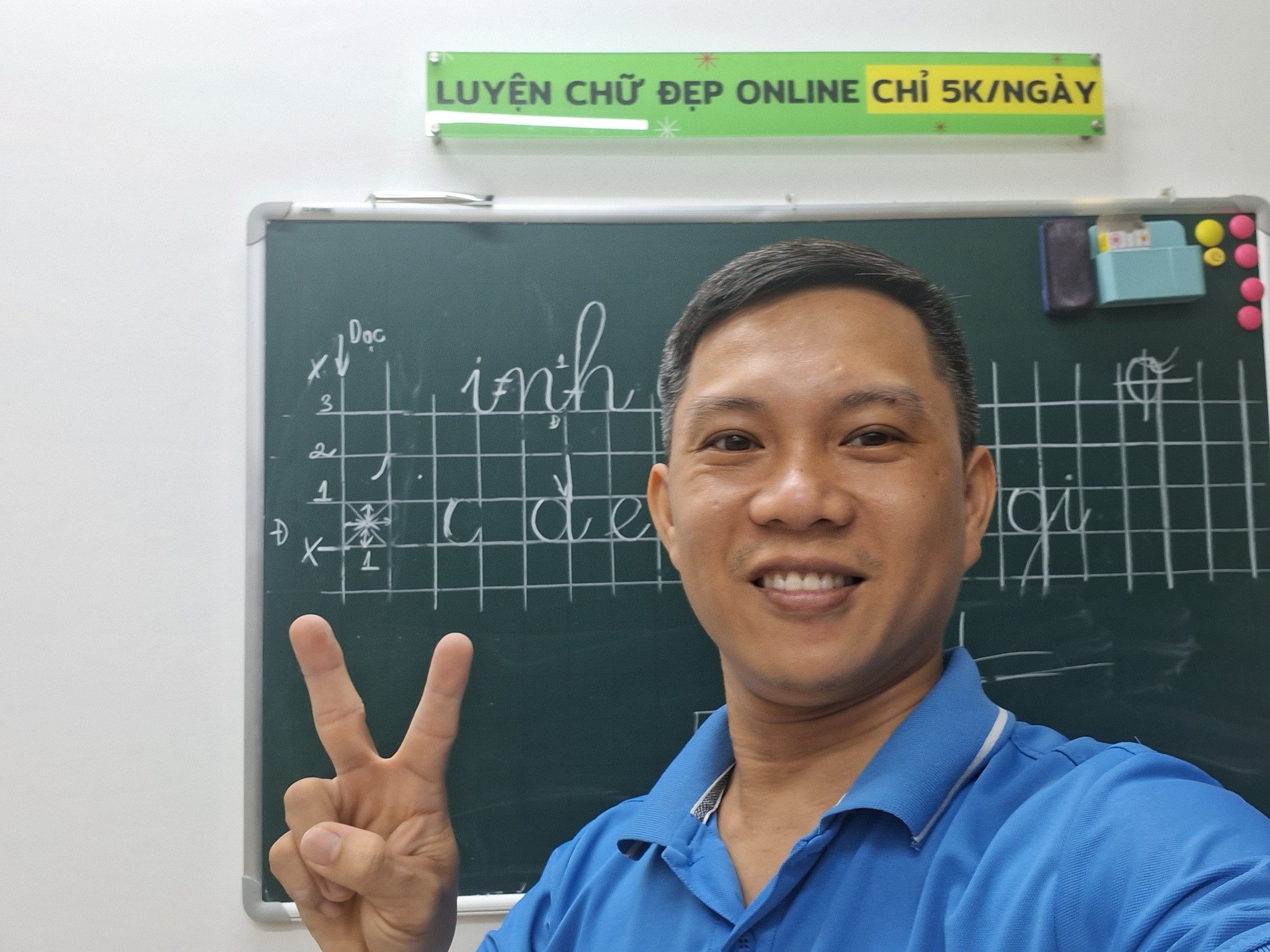 Lớp Luyện Chữ Đẹp Cùng Chú Cường - Thạnh Lộc