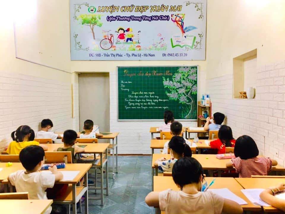 Lớp Luyện chữ đẹp Xuân Mai - Phủ Lý