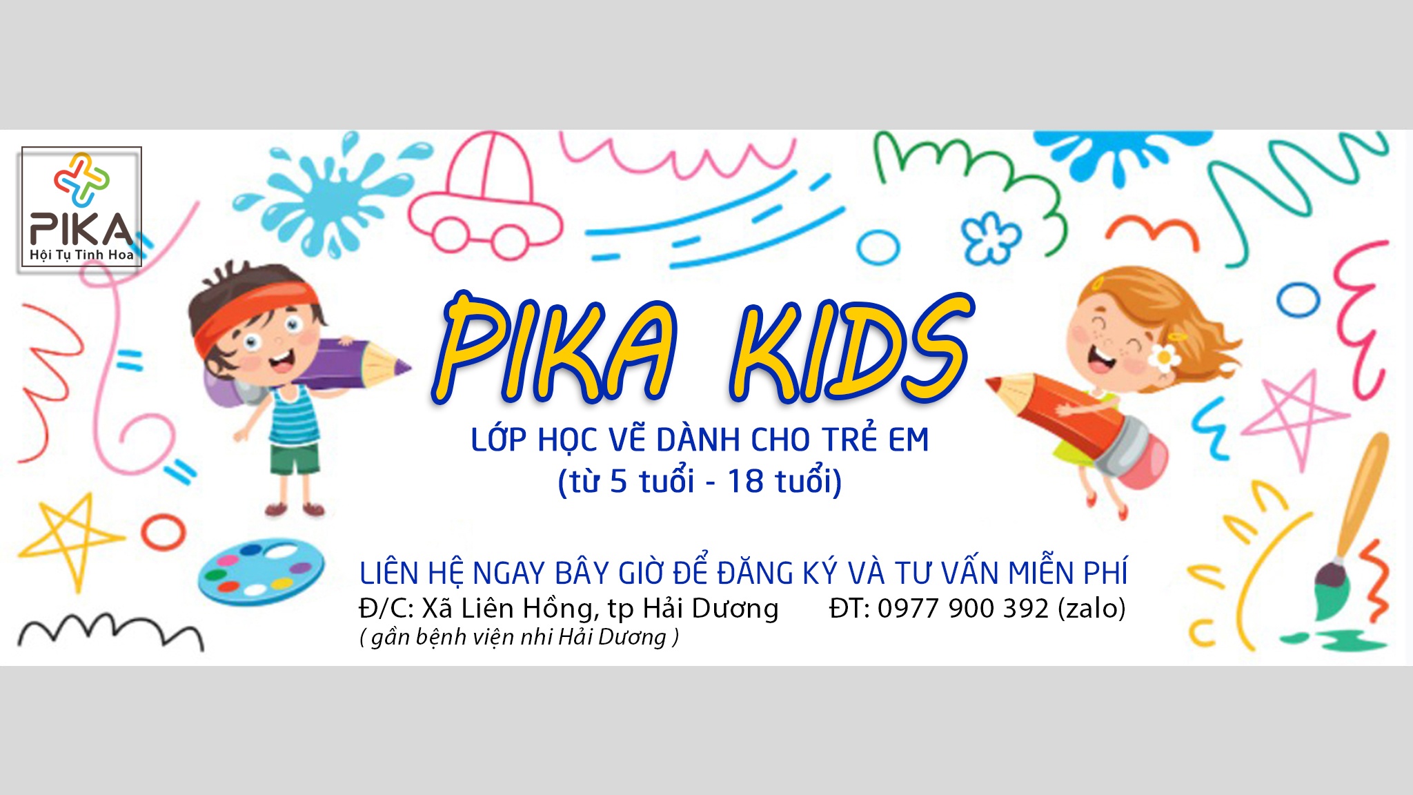 Lớp Mỹ thuật Pika Kids - Hải Dương