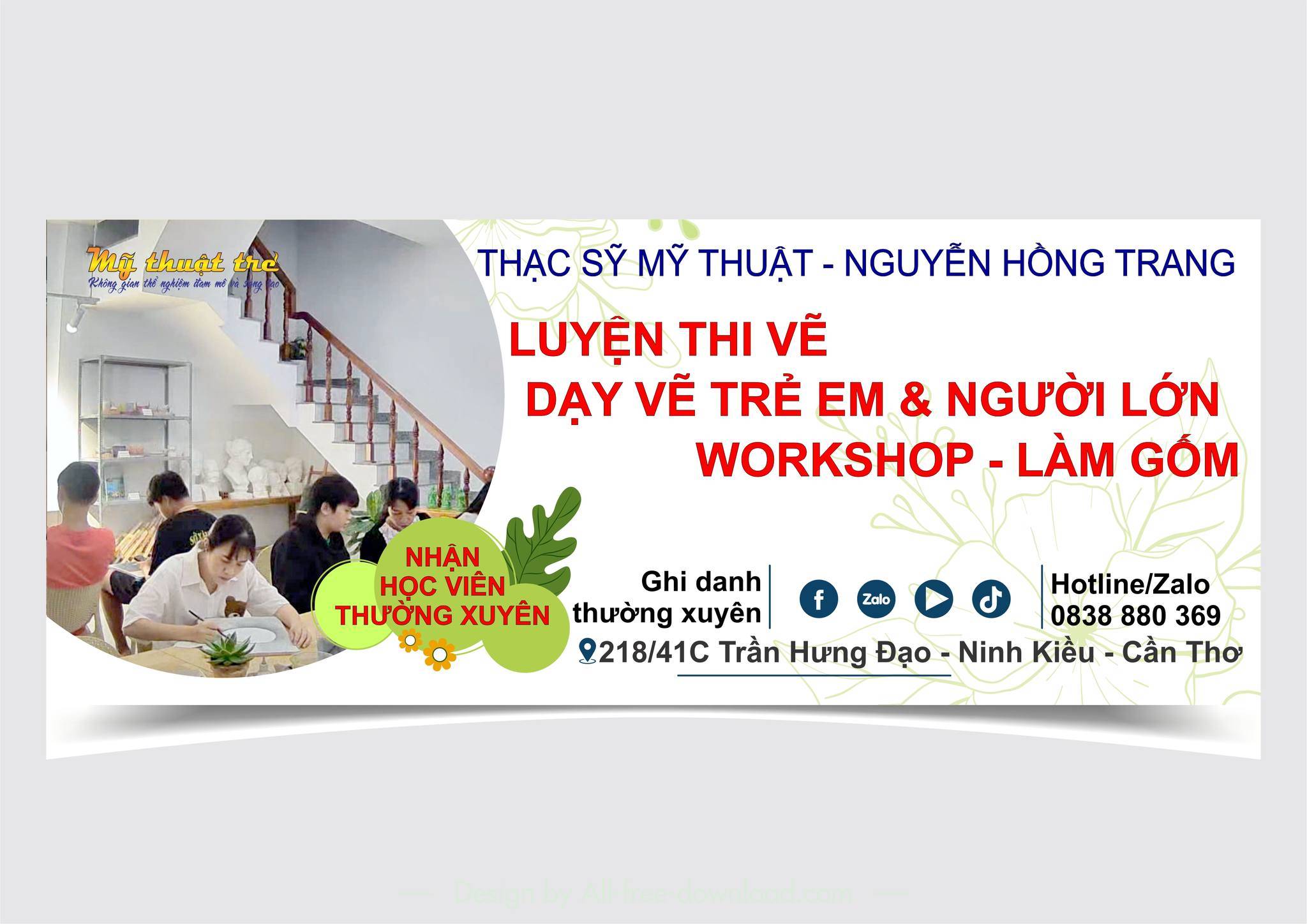 Lớp Mỹ Thuật Trẻ - Art Studio - Ninh Kiều