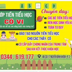 Lớp Tiền Tiểu Học Cô Vi (lớp hành trang vào lớp 1) - Phường 3, Tp. Vũng Tàu