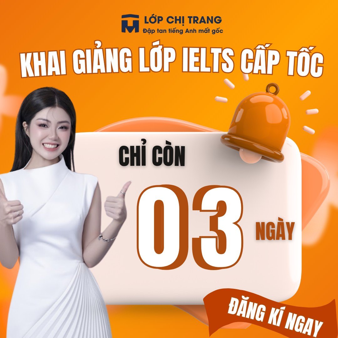 Lớp Tiếng Anh chị Trang - Đống Đa