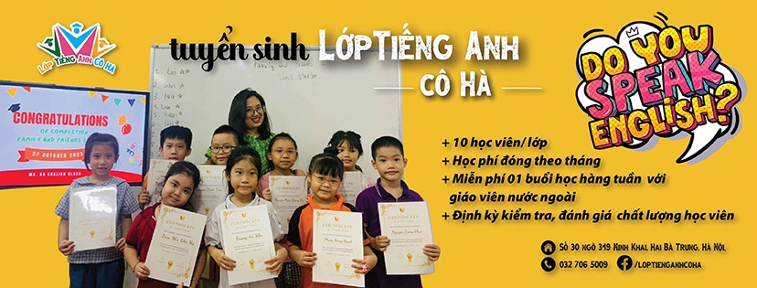 Lớp Tiếng Anh cô Hà - Vĩnh Tuy