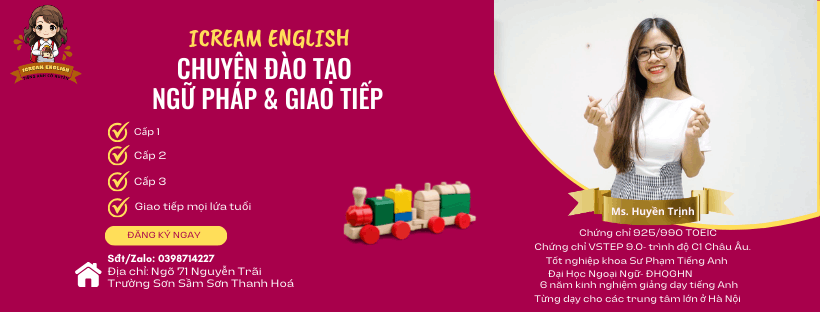 Lớp Tiếng Anh Cô Huyền Icream English - Sầm Sơn