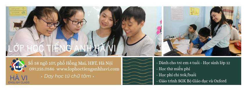 Lớp tiếng Anh Hà Vi - Hai Bà Trưng