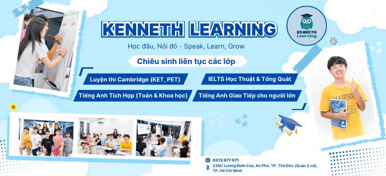 Lớp tiếng Anh Kenneth Learning - Phường An Phú