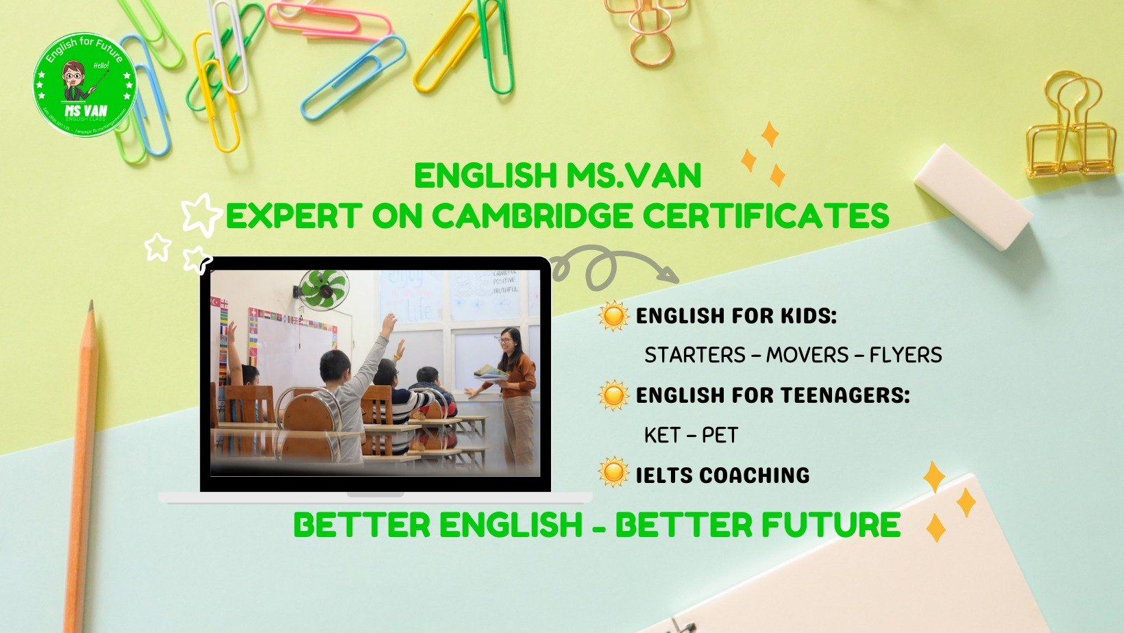 Lớp Tiếng Anh Ms Vân - Cẩm Lệ